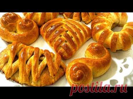 8 ПРОСТЫХ ФОРМ ДЛЯ БУЛОЧЕК \ ФОРМЫ БУЛОЧЕК \  БУЛОЧКИ С НАЧИНКОЙ  \ Buns Forms