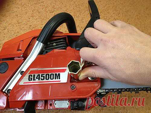 Сборка бензопилы