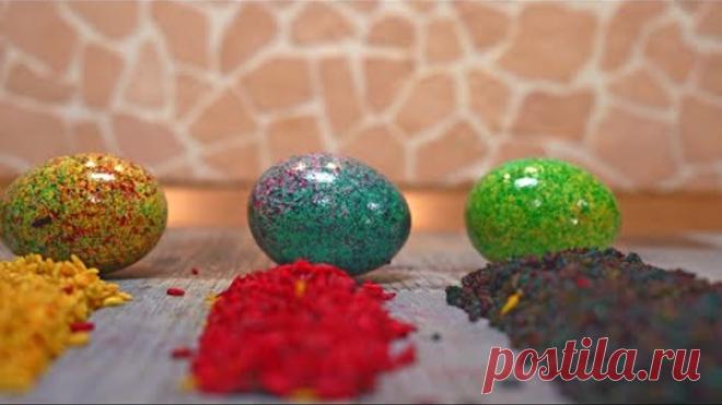 Как Оригинально и быстро покрасить яйца на Пасху 2021