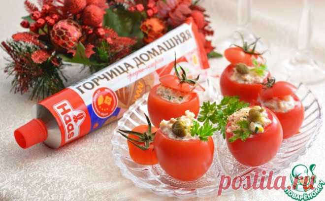 Помидоры, фаршированные мясом криля Кулинарный рецепт