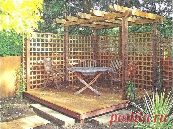 Как сделать перголу своими руками | Журнал 