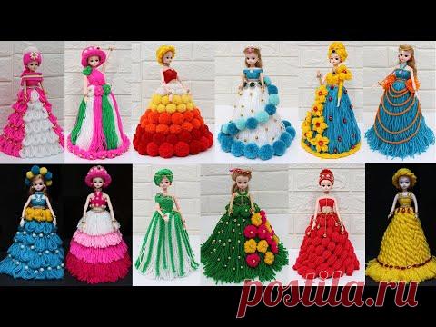 WOW Amazing! 20 Super Beautiful woolen craft dolls