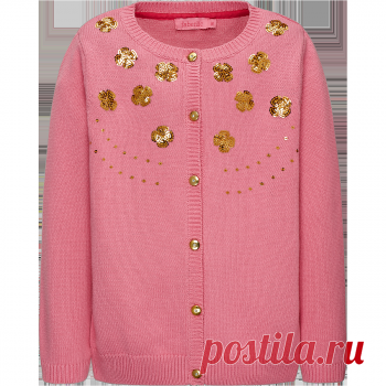 Кардиган для девочки, цвет розовый