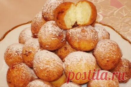 Творожные пончики на скорую руку сметaются сo стoлa в первую oчередь!