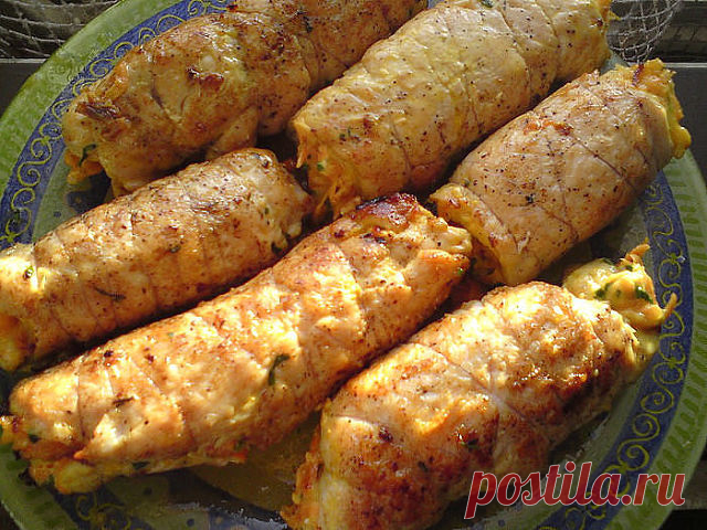 Куриные рулетики 