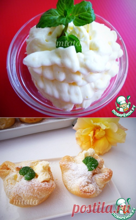 Заварной сметанный крем – кулинарный рецепт