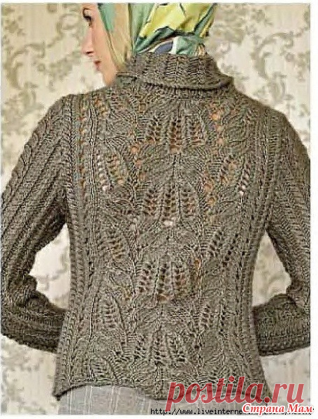СВИТЕР GRACEFUL ИЗ THE KNITTER - Вязание - Страна Мам