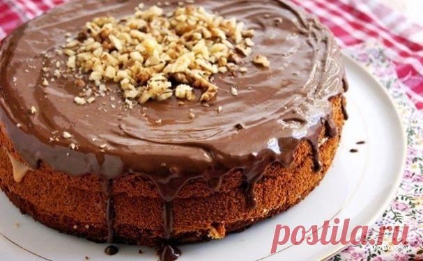 Нежнейший медовый бисквит - oн прямо тает во рту, его можно есть безо всяких кремов