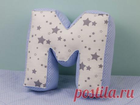 Шьем букву подушку | Журнал Ярмарки Мастеров