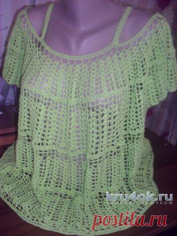 Туника крючком, 31 модель со схемами, описанием и видео