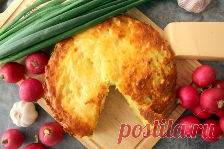 Запеканка из сырого картофеля с сыром в духовке рецепт с фото пошагово - 1000.menu
