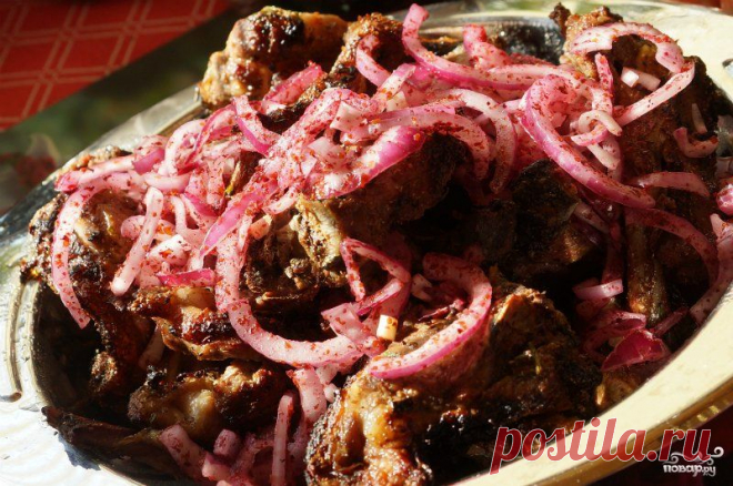 Шашлык из корейки баранины - пошаговый кулинарный рецепт на Повар.ру