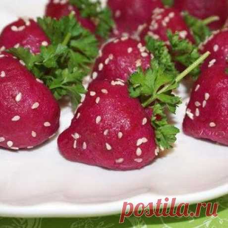Закуска из селёдки &quot;клубничка