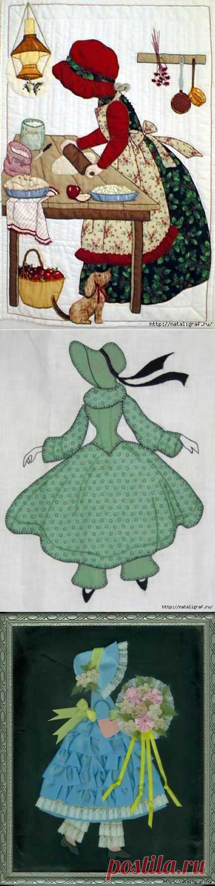 Барышни в лоскутной технике — хороши в любой обстановке! — Рукоделие