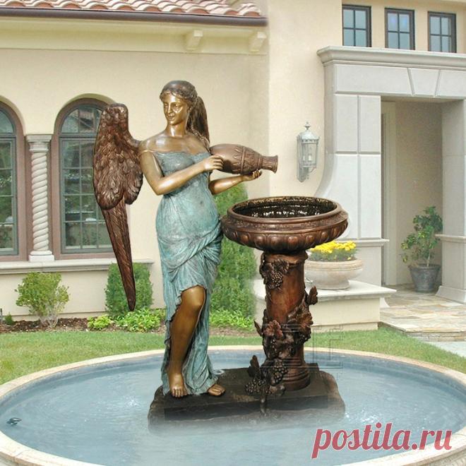 Декоративный Сад Леди С Цветами Кувшин И Птица Бронзовая Фонтан Скульптура - Buy Бронзовый Фонтан Воды,Бронзовый Фонтан Леди Product on Alibaba.com