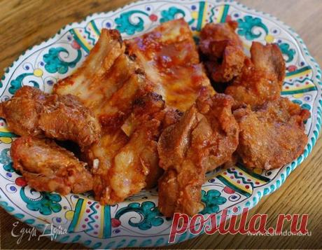 Запеченная пряная свинина с хересом.