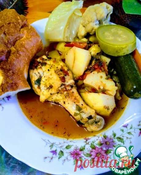Чахохбили с картофелем - кулинарный рецепт для мультиварки