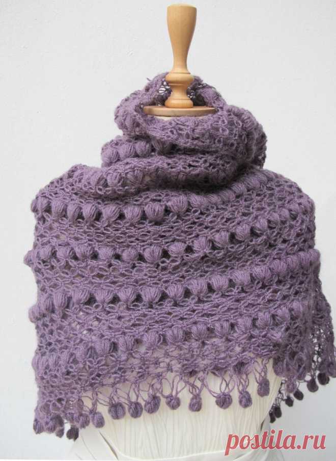 Шаль крючком схема и описание: фото подборка необычных вариантов