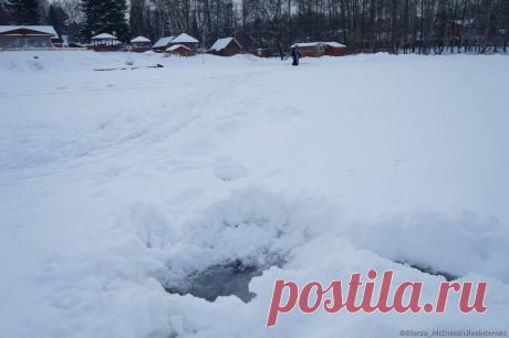 В Крещение в Шанти штанах на катке и на прогулке .18.01.16