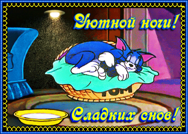 УЮТНОЙ НОЧИ! СЛАДКИХ СНОВ!