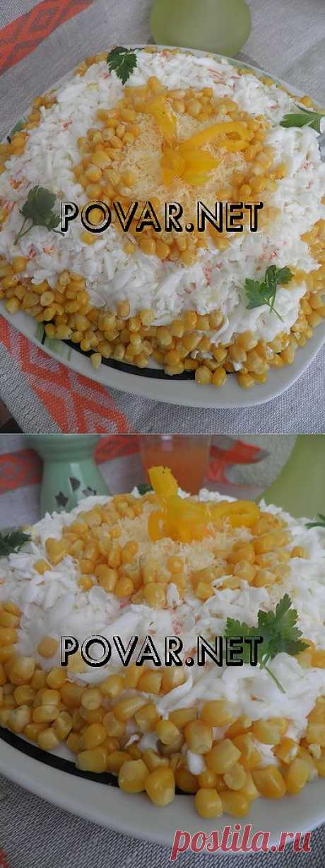 Слоеный салат с морковью по-корейски.