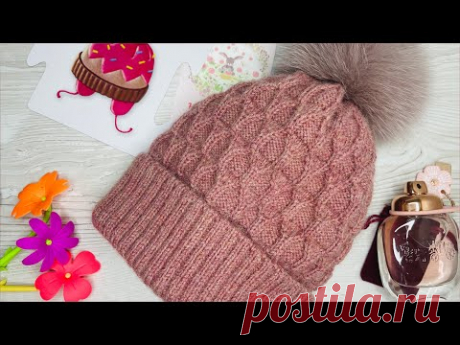 Шапочка для девочки 52-54. Дропс Лима.
