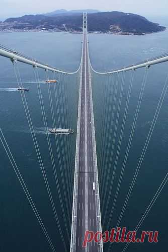 Akashi Bridg #japan #hyogo,  flickr от Teruhide Tomori  |   Pinterest: инструмент для поиска и хранения интересных идей