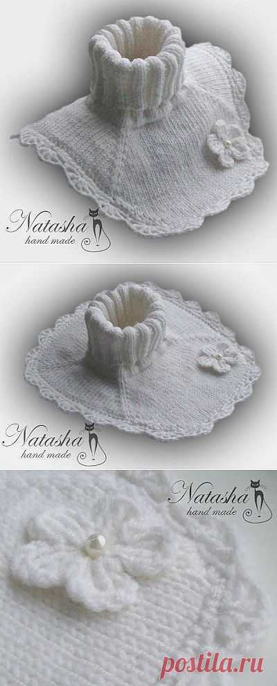 Natasha hand made : Манишка "Цветочек"