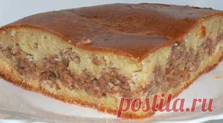 Пирог с мясом «Легче не бывает»