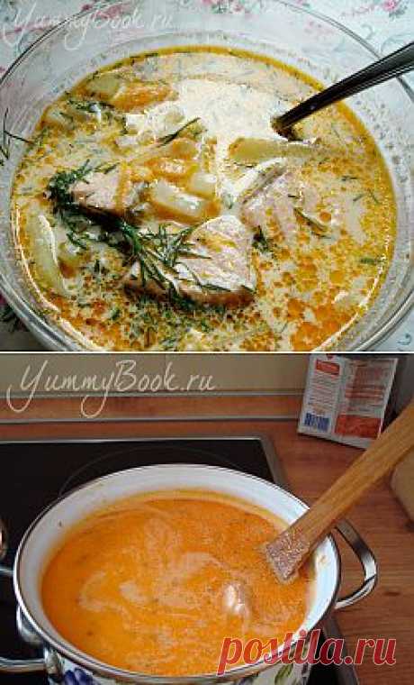 Сливочный суп с форелью - пошаговый рецепт с фото