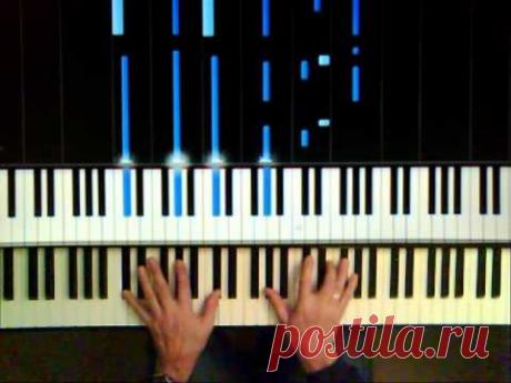 How to play Moonlight Sonata by Beethoven on piano (starts at 0:36). A midi file can be found at https://www.8notes.com/scores/1754.asp?ftype=midi The keyboar...