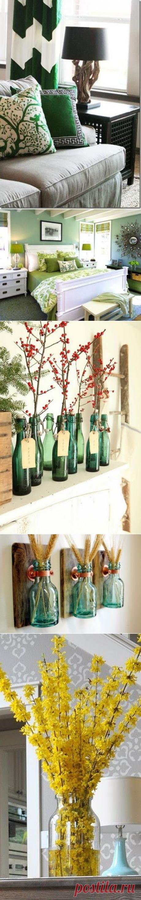 Как озеленить интерьер без растений: 5 интересных решений