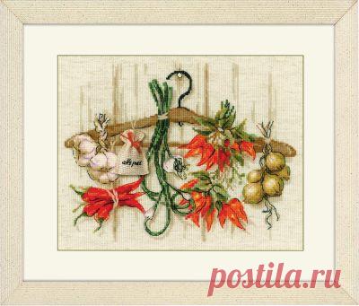 схема для вышивки крестом Острые приправы