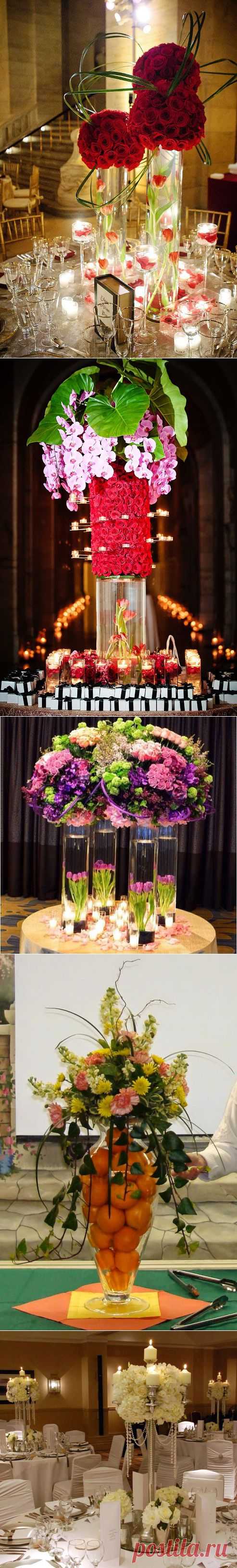 Tall Wedding Centerpieces