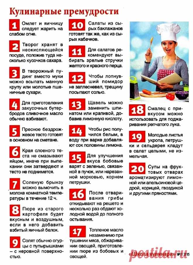 Кулинарные премудрости 2015-11