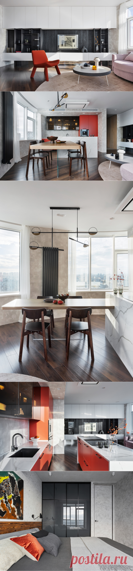 Houzz тур: Квартира с окнами в парк и индустриальной эстетикой | Houzz Россия