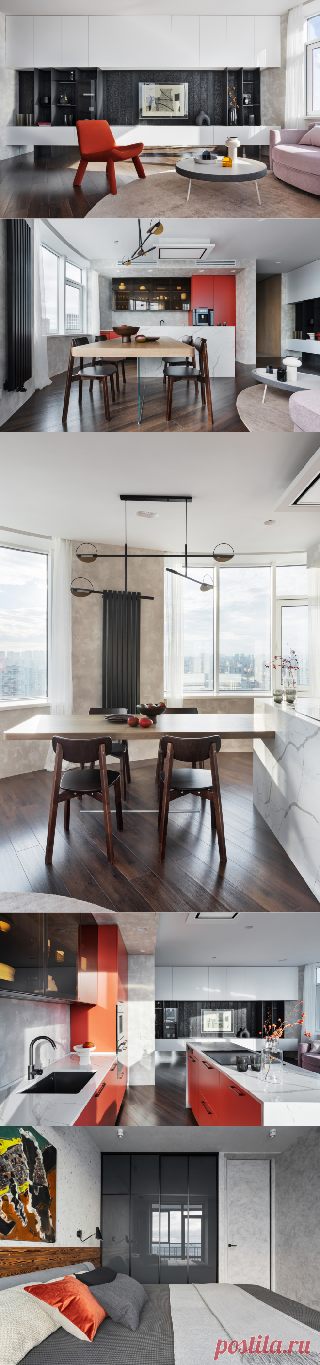 Houzz тур: Квартира с окнами в парк и индустриальной эстетикой | Houzz Россия