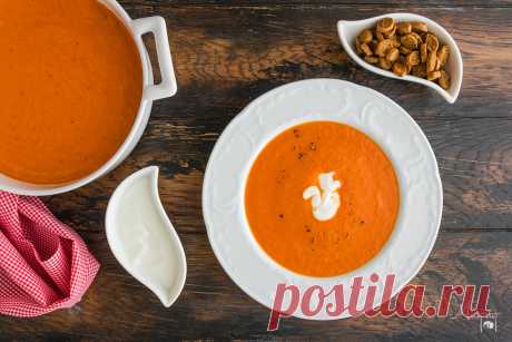 Восхитительно! Суп из печеных перцев, просто и вкусно! — Фактор Вкуса