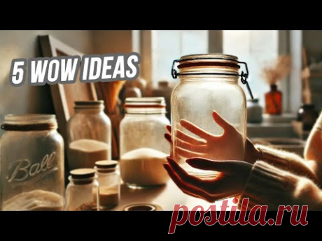 5 awesome glass jar decor ideas, ideas that will win your heart! Glass jars crafts, glass jars diy