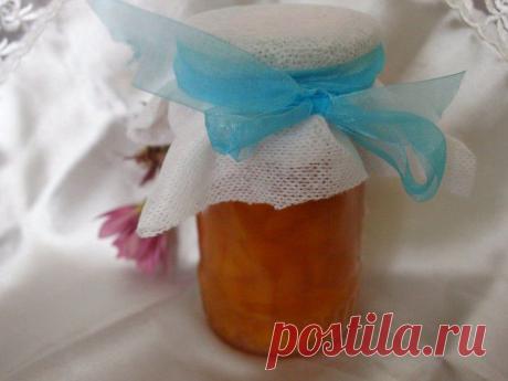 Персиковое варенье с коньяком и корицей