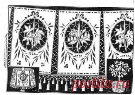 Эскизы для "ришелье" из антикварных изданий