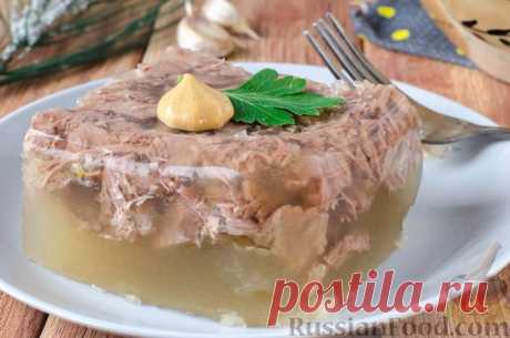 Рецепт: Холодец из свинины и говядины на RussianFood.com