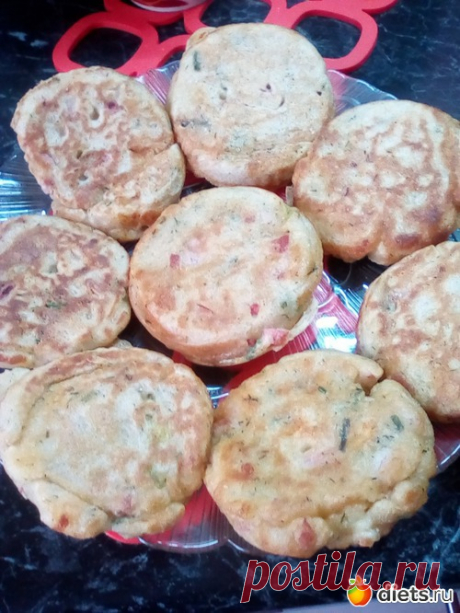 Оладушки -"пиццы" на сыворотке( Благодарность Леночке за очередную вкусноту и мой отчет о проделанной работе): : Дневники - diets.ru