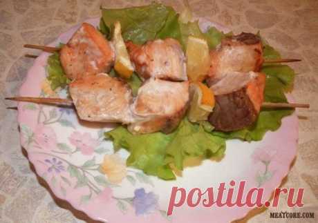 рецепт приготовления шашлыка из семги