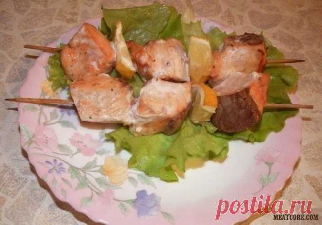рецепт приготовления шашлыка из семги