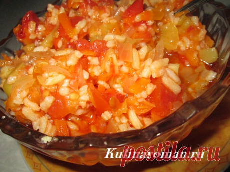 Салат с рисом и овощами на зиму | Вкусные Рецепты