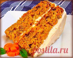 Рецепт приготовления морковного торта