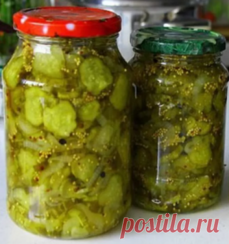 Великолепная закуска - латгальский салат из огурцов на зиму