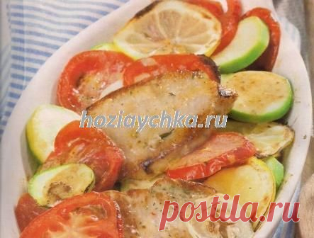 Шницель с кабачками и лимоном | ХОЗЯЮШКА