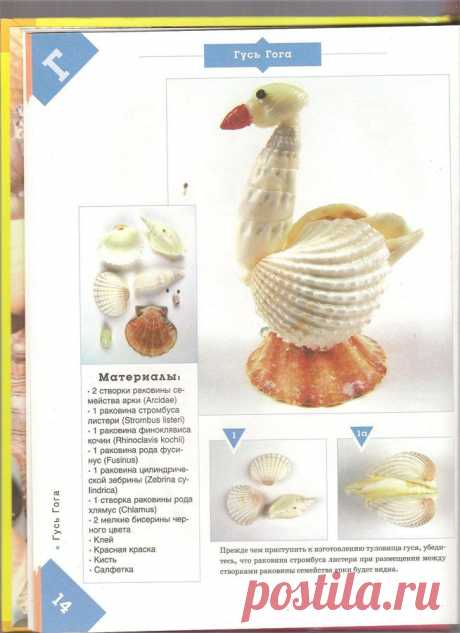 Интересные идейки из ракушек
